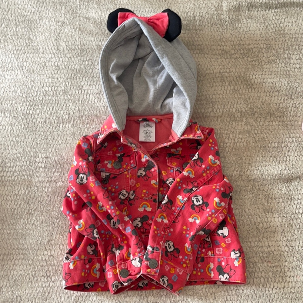 Like New Disney Minnie Toddler Jean Jacket